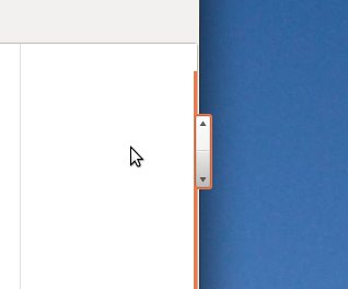 Ayatana Scrollbar