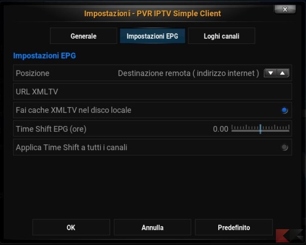 Kodi EPG