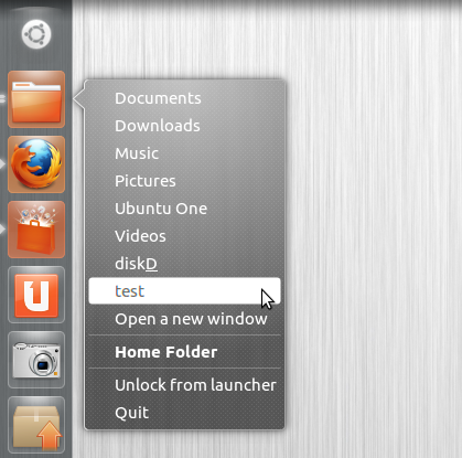 Ubuntu 12.04 LTS: Nautilus riceve la quicklist dinamica di default