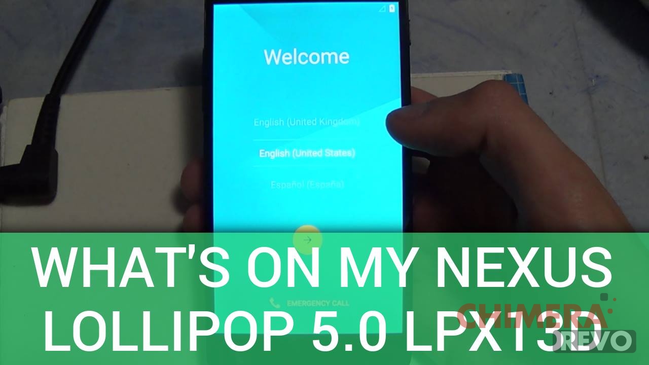 Android 5.0 Lollipop Nexus 5