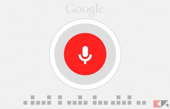 comandi vocali di Google Now