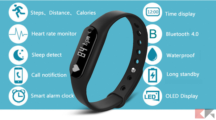 B6 Heart Rate Monitor Smart Wristband 59