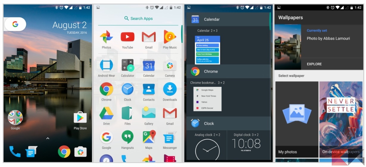 Nexus Launcher Android 7.0 Nougat