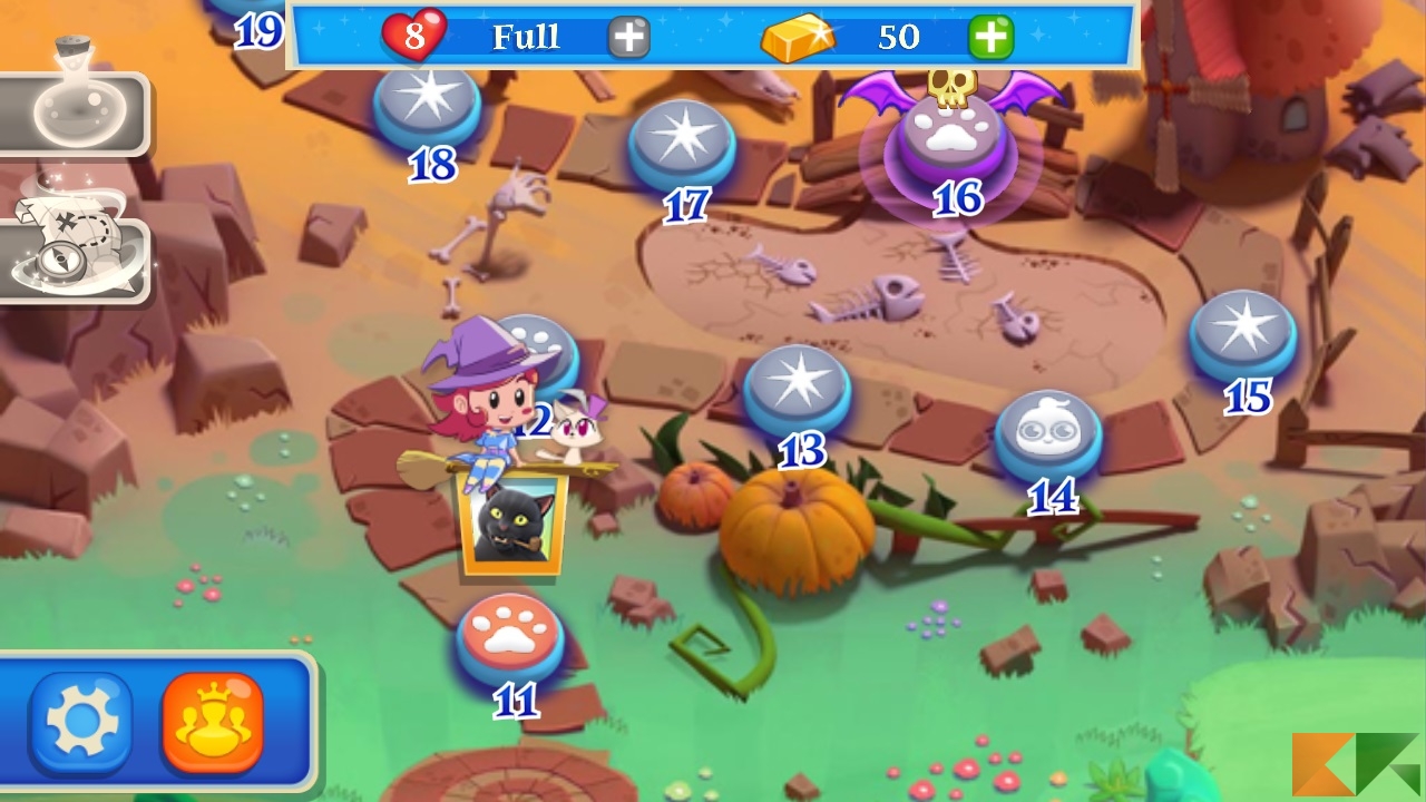 bubble witch saga 3 levels with spider webs