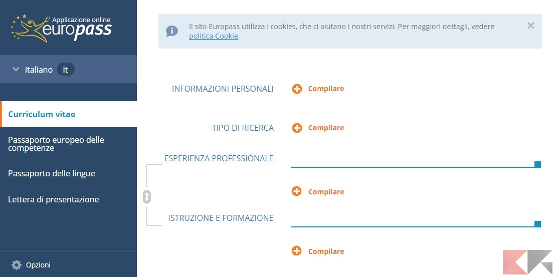 Curriculum Vitae Europeo: modello da scaricare - ChimeraRevo