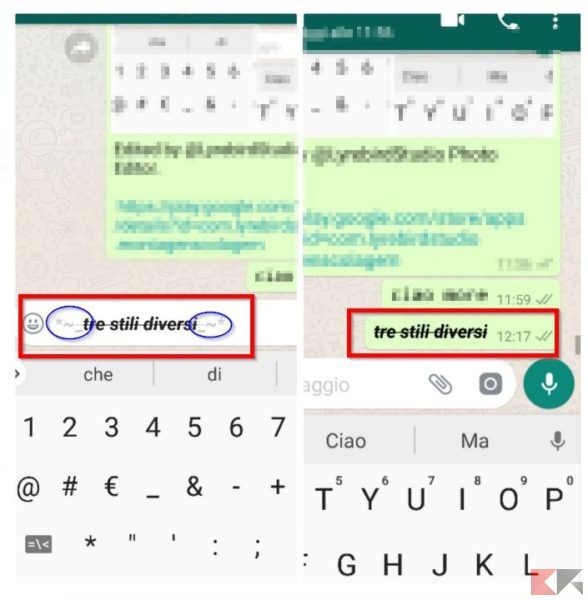 Come Scrivere Grassetto Corsivo E Barrato Su Whatsapp Chimerarevo 