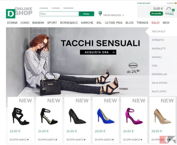 miglior sito vendita scarpe online