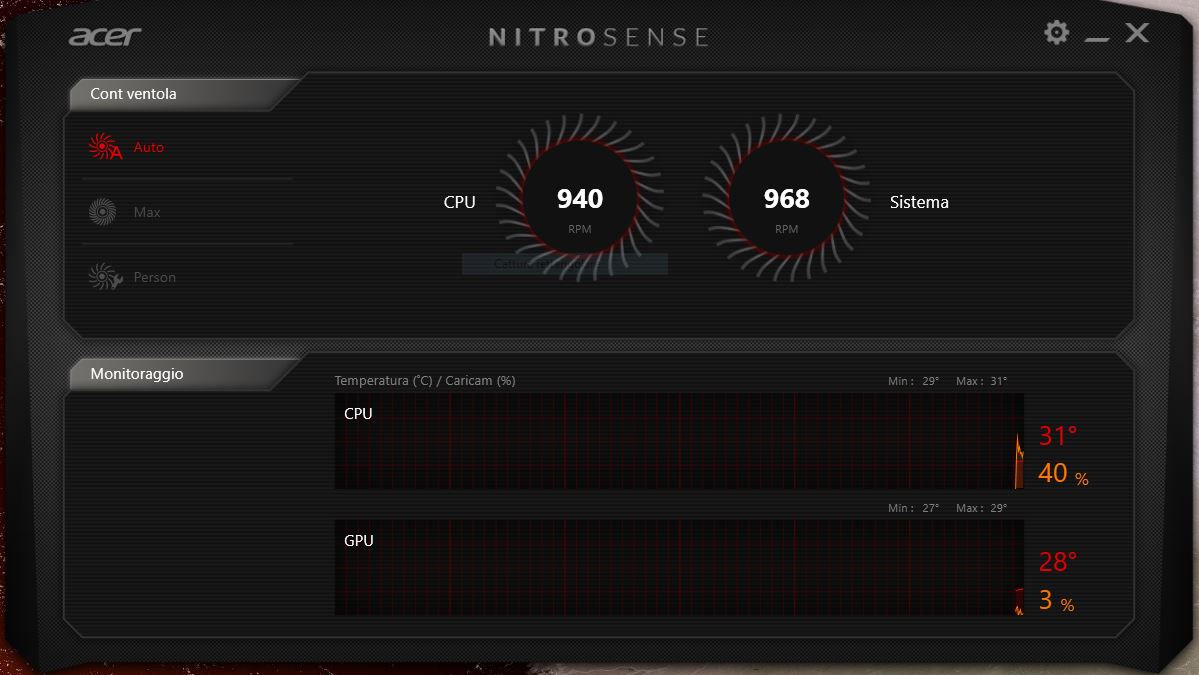 Не запускается приложение nitro sense