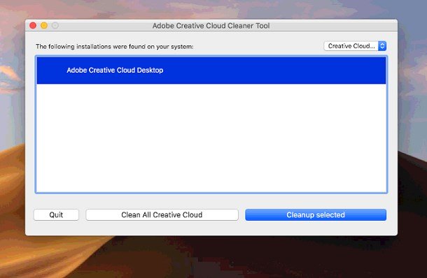adobe creative cloud cleaner tool dmg