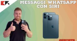 Inviare messaggi WhatsApp con Siri